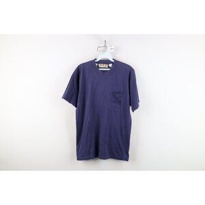 Vintage 90s MBS Diesel Knitwear Mens Medium Spell Out Pacific Pocket T-Shirt